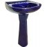 Mexican Talavera Toilet Set Azul Cobalto